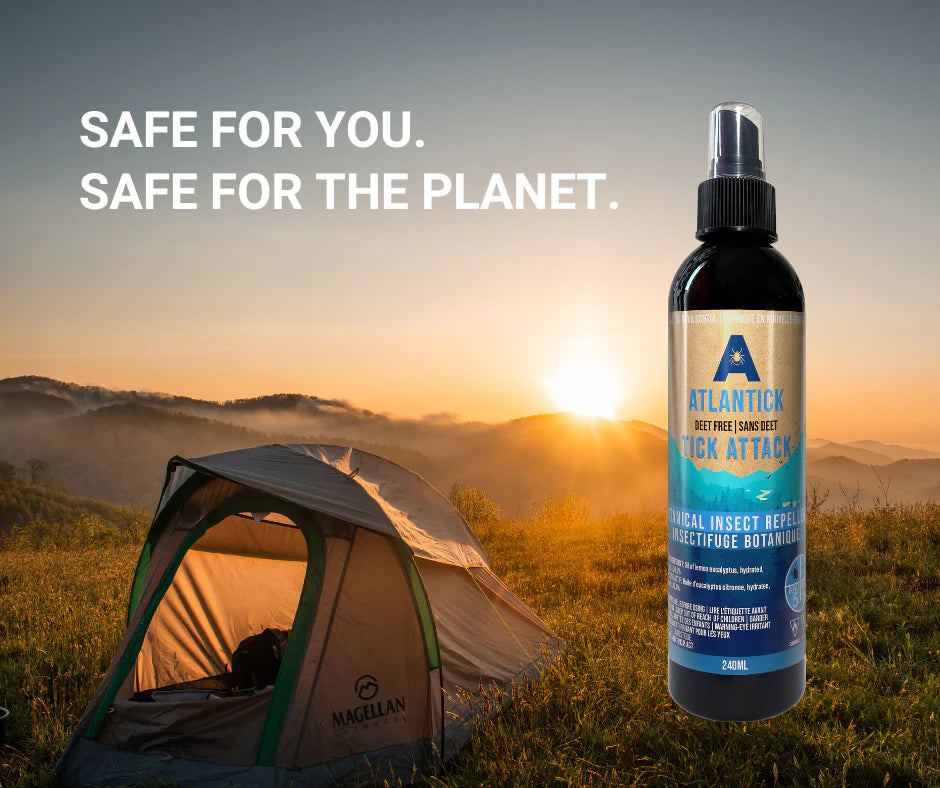 Tick and Insect Repellent - 100% Botanical - Safe for Humans and Dogs - Made in Canada