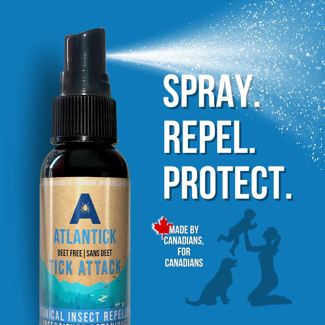 Tick and Insect Repellent - 100% Botanical - Safe for Humans and Dogs - Made in Canada