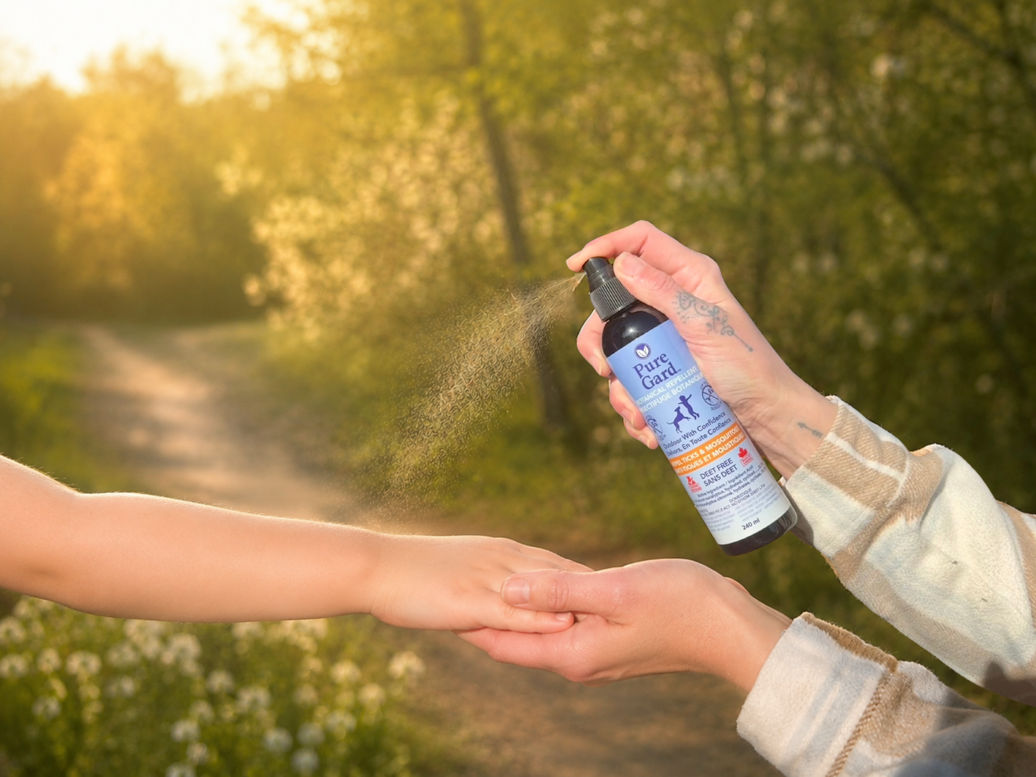 Puregard Atlantick Insect and Tick Repellent - 100% Botanical - Safe for Humans and Dogs - Made in Canada
